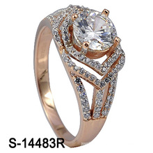 Fashion Jewelry 925 Sterling Silver Zirconia Women Ring (S-14483R)